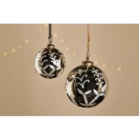 nkuku Giant Bauble | Christmas Decorations | Antique Gold | Medium 20 cm