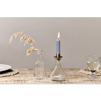 nkuku Sirsa Glass Candlestick | Candles Holders & Lanterns | Clear | Tapered