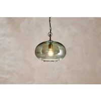 nkuku Otoro Recycled Glass Pendant Round | Lights | Green | Small Round