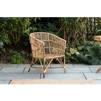 nkuku Nesari Rattan Armchair | Garden | Natural