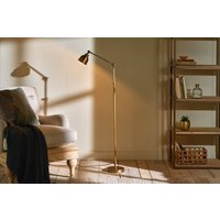 nkuku Chapda Task Floor Lamp | Lamps | Antiqued Brass