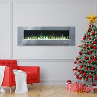 50/60 inch Electric Fireplace 5000 BTU Wall Mounted Fireplaces Heater