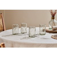 nkuku Chandani Tumbler Tall Set Of 4 | Glassware | Clear