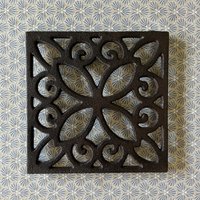 Cast Iron Square Table Trivet