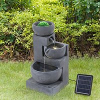 Outdoor Fountain Decor Solar-Powered Water Fountain