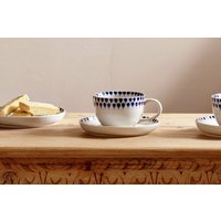 nkuku Drop Cup & Saucer | Tableware | Indigo