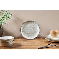 nkuku Dhanuk Ceramic Side Plate | Tableware | Cream