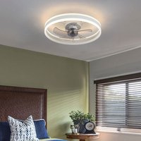 Contemporary Ceiling Fan with LED Lights and Smart Control