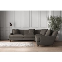 nkuku Deni Corner Sofa | Make To Order | Large | Brera Linen Granite