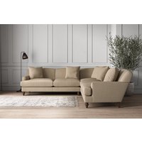 nkuku Deni Corner Sofa | Make To Order | Large | Brera Linen Pebble