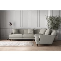 nkuku Deni Corner Sofa | Make To Order | Large | Brera Linen Smoke