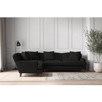 nkuku Deni Left Hand Corner Sofa | Make To Order | Large | Brera Linen Charcoal