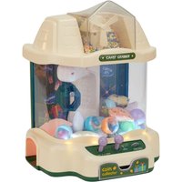 Household Mini Claw Machine with Game Coins-Green