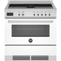 Bertazzoni PROCH94I1EBIT Professional 90cm Air-Tech Vented Induction Range Cooker - White