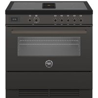 Bertazzoni PROCH94I1ECAT Professional 90cm Air-Tech Vented Induction Range Cooker - Carbonio