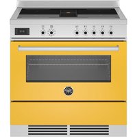 Bertazzoni PROCH94I1EGIT Professional 90cm Air-Tech Vented Induction Range Cooker - Yellow