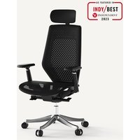 FlexiSpot BS11PRO Mesh Ergonomic Adjustable Office Chair ,Comfortable Computer Chair with Arms and Back Support for Study Office Gaming Works Black