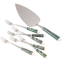 Aynsley Peacock Feather Pastry Set