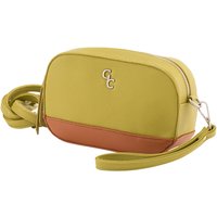 Galway Crystal Fashion Two Tone Crossbody Bag - Lime/Tan