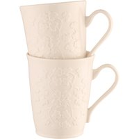 Belleek Classic Field of Shamrock Mugs Set of 2