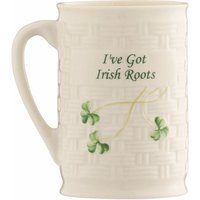 Belleek Classic "I've Got Irish Roots" Mug