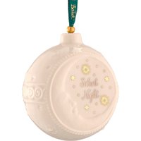 Belleek Classic Silent Night Bauble