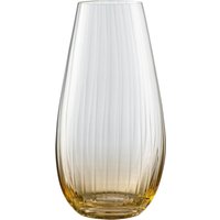 Galway Crystal Erne 9.5" Vase Amber