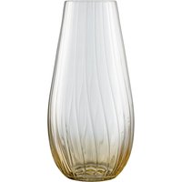 Galway Crystal Erne 12" Vase Amber