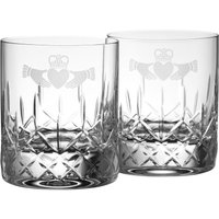 Galway Crystal Claddagh D.O.F. Pair