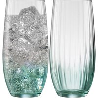 Galway Crystal Erne Hiball Set of 2 in Aqua