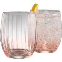 Galway Crystal Erne Tumbler Set of 2 in Blush