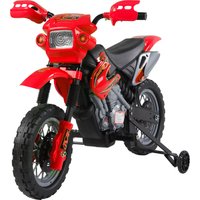 HOMCOM Electrifying Ride: 6V Motorbike for Petite Thrill-Seekers, Battery-Powered Scarlet Scooter