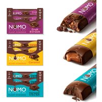 NOMO Caramel/Fruit & Crunch/Caramel & Sea Salt Chocolate Bars Bundle