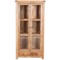 Odisha Mango Wood Glazed Display Cabinet