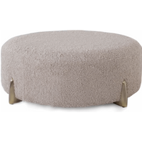 Axel Round Accent Footstool - Choice Of Fabrics & Legs