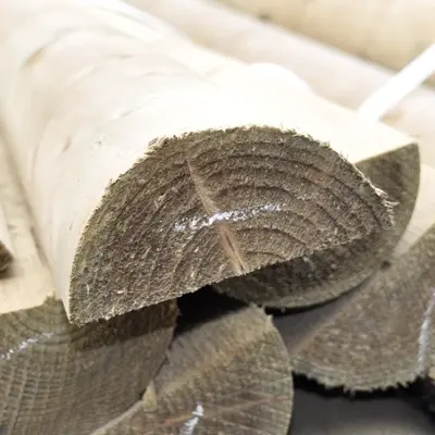 3.66m x 150mm Half Round Rail