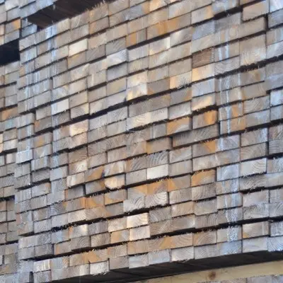 UK 3.6m x 88mm x 38mm Creosoted Rail