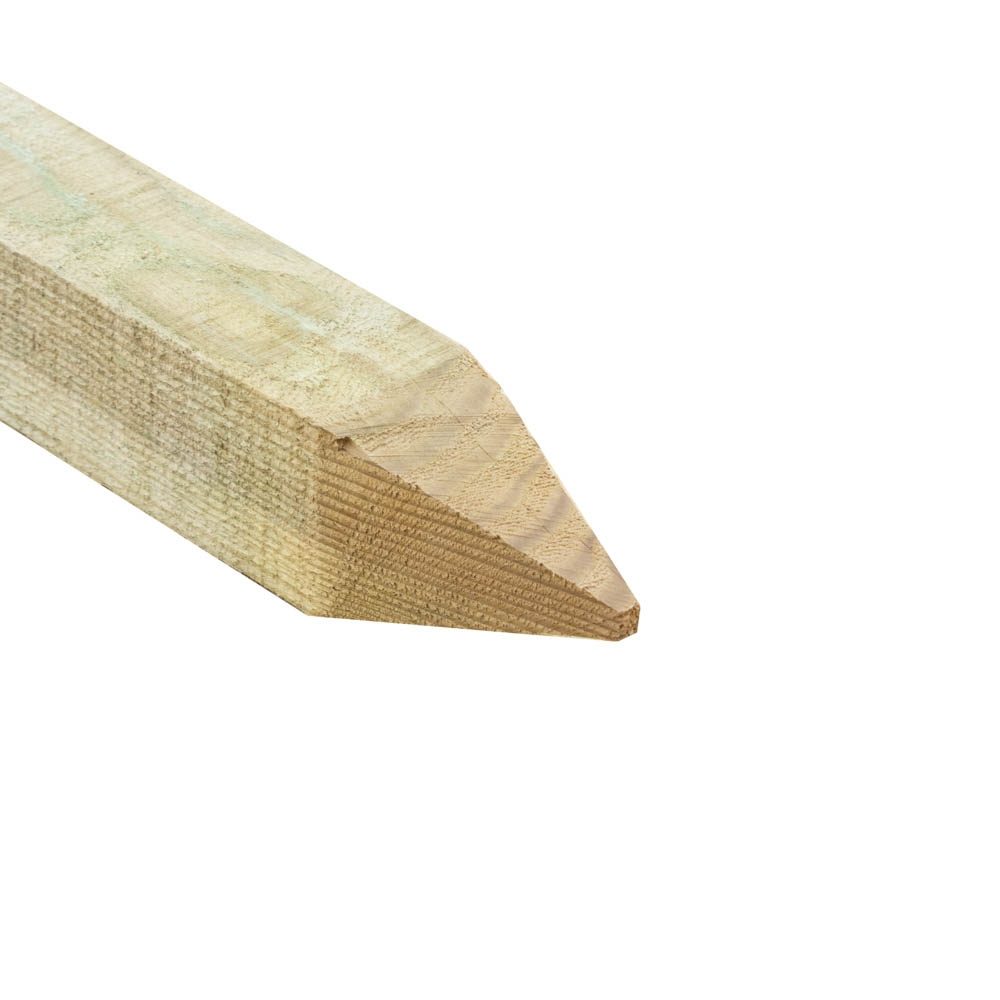 1.8m x 50mm x 50mm Pointed Peg