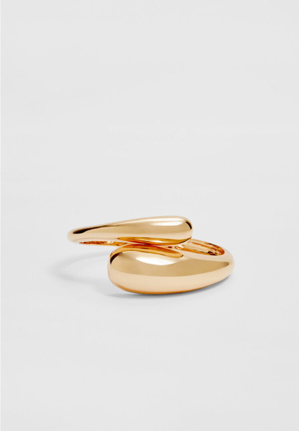 Stradivarius Rigid arm cuff  Gold OS