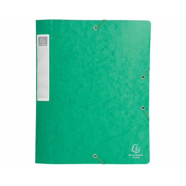 Exacompta Cartobox Box File A4 40mm Pack of 10, Green