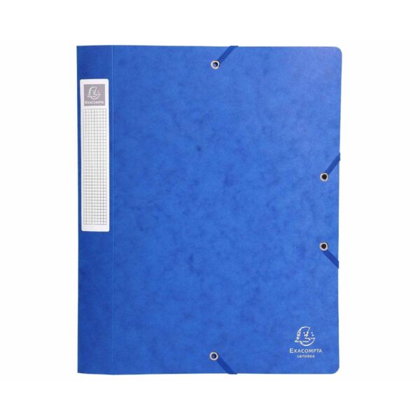 Exacompta Cartobox Box File A4 40mm Pack of 10, Blue