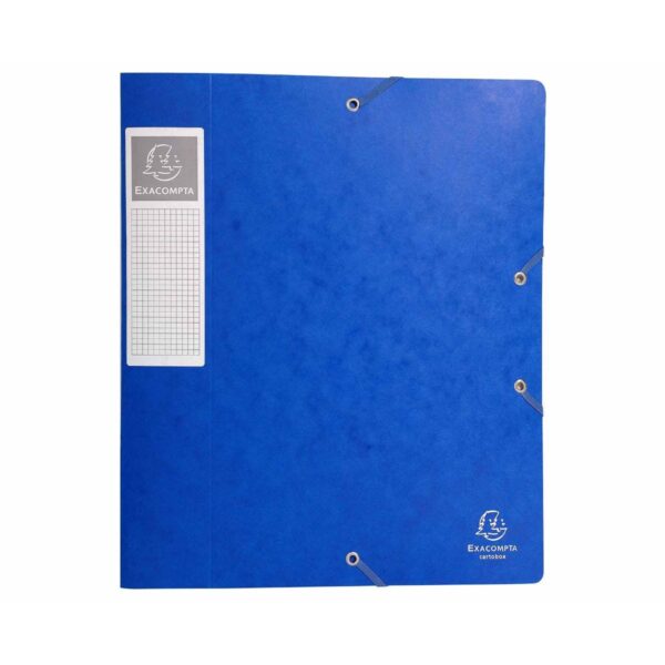 Exacompta Cartobox Box File A4 60mm Pack of 10, Blue