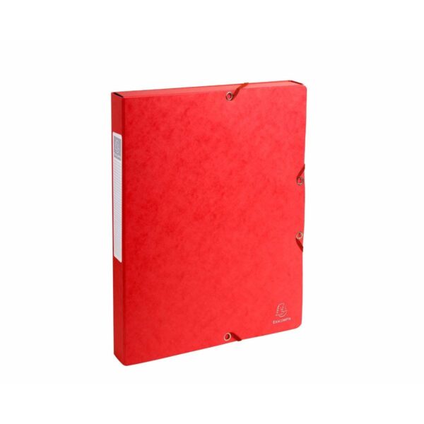 Exacompta Box File A4 25mm Pack of 8, red