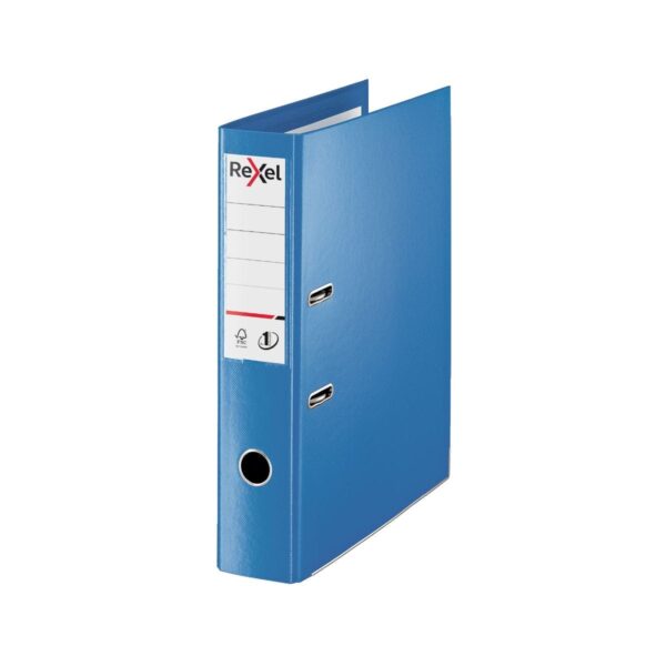 Rexel Choices Lever Arch File Foolscap PP 75mm Pack of 10, Blue