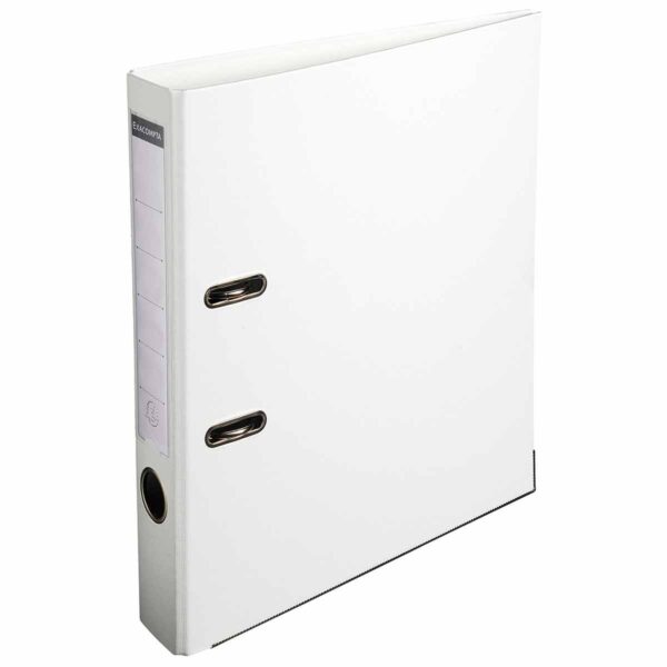 Exacompta Lever Arch File A4 PP 50mm Pack of 20, White