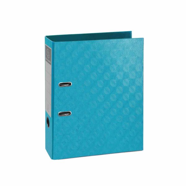 Exacompta 1928 PreTouch Lever Arch File A4 70mm Pack of 10, Turquoise