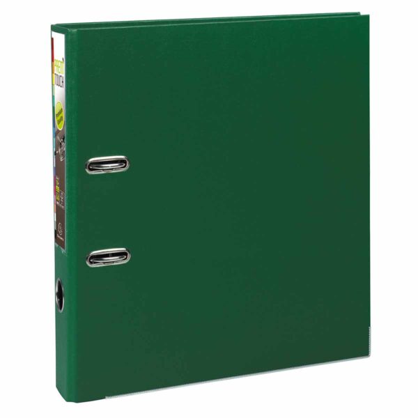 Exacompta PremTouch Lever Arch File A4 Plus PP 50mm Pack of 10, Dark Green