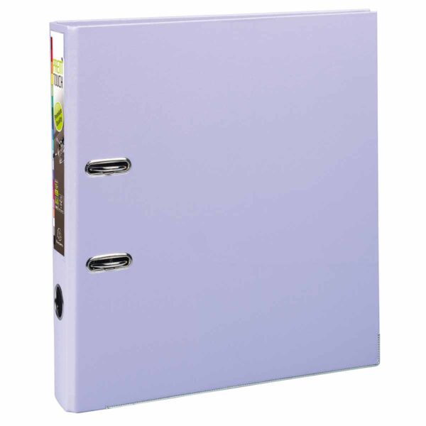 Exacompta PremTouch Lever Arch File A4 Plus PP 50mm Pack of 10, Lilac