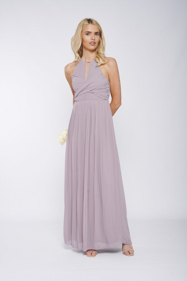 TFNC Sidony Grey Maxi Dress