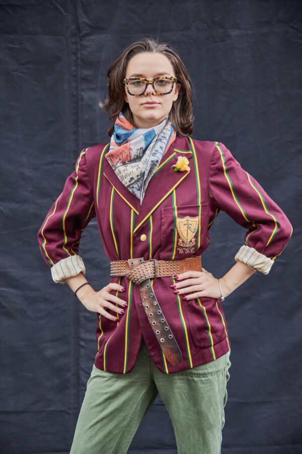 Vintage Rowing Blazer in Burgundy | Size: M